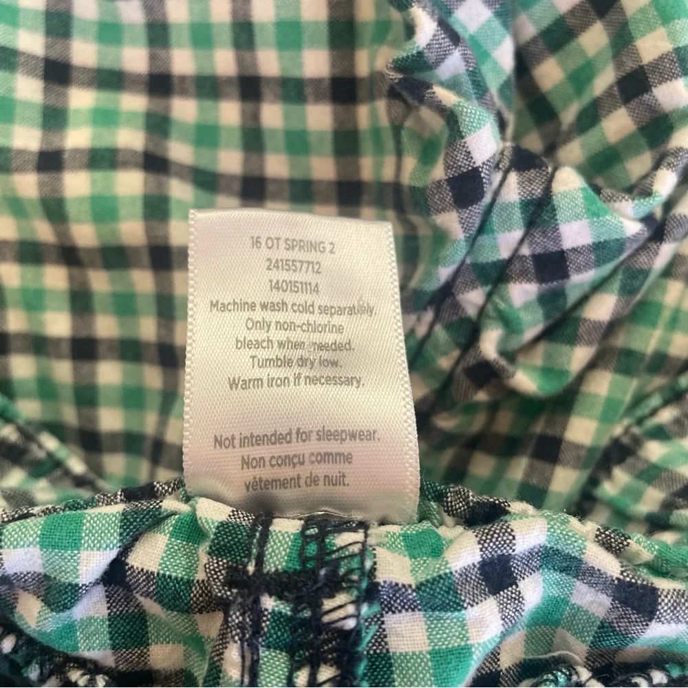 Gymboree Blue and Green Checked Shorts Size 2T